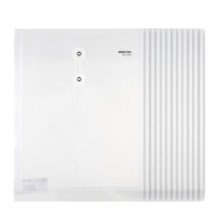 得力 5511 A4透明缠绳档案袋 12个/包 单位:包