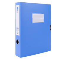 得力 5623 档案盒A4 50mm 蓝色 单位:个