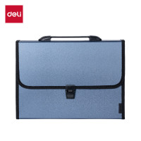 得力 5556 风琴包A4 13格330*245*35mm 蓝色 单位:个