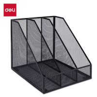 得力 78985 三联金属网状文件框 单位:个