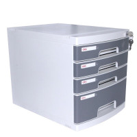 得力 8854 四层文件柜带锁 325*302*395mm 单位:个