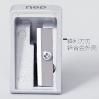 得力 0596铅合金卷笔刀 银色 单位:个