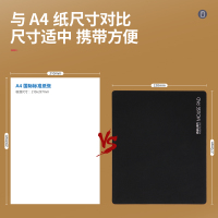 得力 3691 鼠标垫黑色 270*200*3mm 单位:个