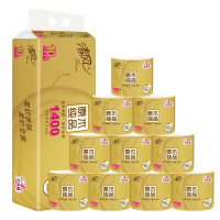 清风B22AFJ3原木金装4层140克/卷*10*10卷筒卫生纸