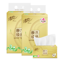 清风BR34MJ1丝柔系列4层120抽/包*3*16抽取式面巾纸(单位:提)