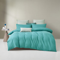 罗莱生活LOVO-简约四件套100%全棉四件套被套+床单+枕套 1.8米床
