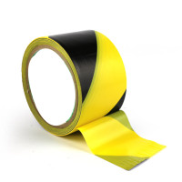 谋福CNMF 警示胶带 地板胶带斑马线胶带 安全警示胶带 地面标识警戒线 ( 加宽6cm款 黑黄色)8482(卷)