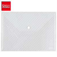 齐心 C330 透明按扣袋 A4 (个)