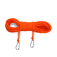 谋福 55 救生绳游泳绳子救援安全绳漂浮水上救生圈浮索逃生绳(备用30米救生绳 配安全锁钩一对 )