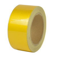 伏兴 FX763 安全警示胶带 地面划线标识胶带 黄色 宽5cm*25m (单位:卷)