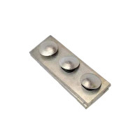 三眼双槽钢绞线夹板 130*6mm 含螺母、穿钉单位:副(起订量200副/包)