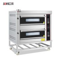 松润(SOR)智能商用烤箱豪华电烤箱甜品店蛋糕店面包房烘焙披萨蛋挞电烘炉自动恒温SOR-J116[2层4盘]单位:台