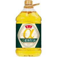 鲁花物理压榨亚麻籽油4L