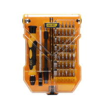 得力 DL3545精密螺丝刀45件套(黄)(新旧交替 随机发货)单位:套(5套起订)