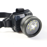 蓝晟4000MAH/300M射程LED多功能智能头灯(计价单位:个)黑色