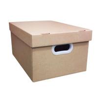 金固收纳纸箱子带盖80*50*60/瓦楞纸/只