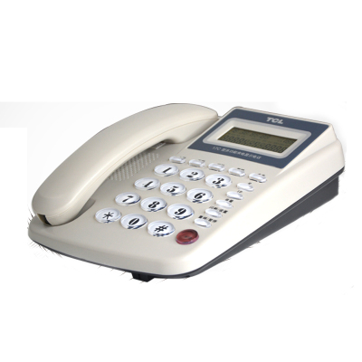 TCL固定电话机座机HCD17C 有绳固话免电池家用酒店客房来电显示办公室有线IP