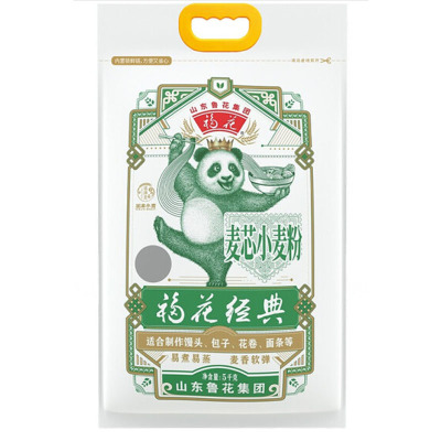 鲁花熊猫经典系列多用途麦芯小麦粉熊猫麦芯小麦粉5KG*4袋