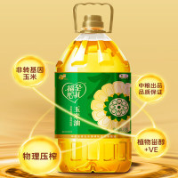 福临门非转基因玉米油5L大桶装压榨一级食用油醇香浓郁健康美味