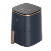 美的 空气炸锅 家用智能无油煎炸锅多功能全息触屏4L容量不粘锅电炸锅KZC4001