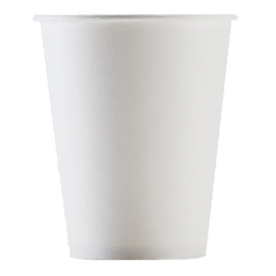 芳洁(Fangjie)白色纸杯一次性纸杯子办公家用加厚喝水纸杯 9盎司 100个/组