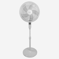 美的Midea电风扇FSA40XDR落地扇家用立式遥控五叶节能定时预约摇头强风升降电风扇