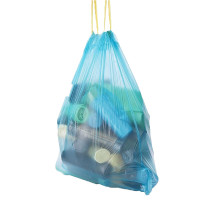 茶花(CHAHUA) 抽绳垃圾袋加厚抽绳自动收口45*50cm 抽绳颜色随机 单位:卷