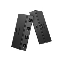 绿联(Ugreen) USB2.0打印机切换器2口4台式机电脑接鼠标键盘U盘 四进一出 30346 1个装