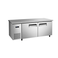 邦捷 双开门恒温工作台 1800*800*800 冷藏 铜管 单位:台