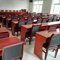 德诚和(DECHENGHE)北京实木贴皮油漆培训桌公司培训室长条桌子大型会议室会议桌