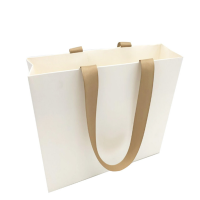 优橙 手提绳盒包装纸袋 服装店购物纸袋可定制logo 280*400*80竖版 1000个起订