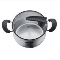 苏泊尔(SUPOR)小红圈汤锅304不锈钢炖锅 欧式汤煲汤桶电磁炉燃气通用厨具 22CM ST22JA1