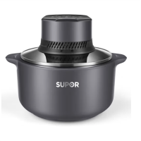 苏泊尔(SUPOR)空气炸锅可视烹炸美味看得见可拆上盖5.0L大容量更实用 KD50DQ77
