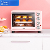 美的(Midea)PT25A0 商用家用多功能电烤箱烘培25升大容量 多层烤位上下独立控温可定时
