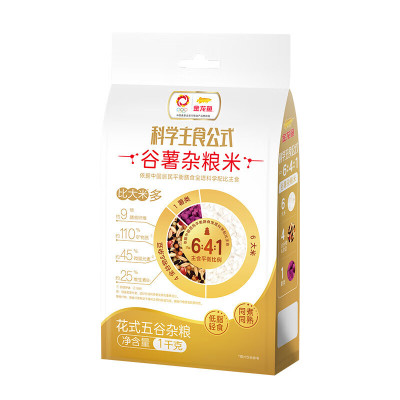 金龙鱼 科学主食公式谷薯杂粮米1kg 五谷杂粮 谷薯杂粮米