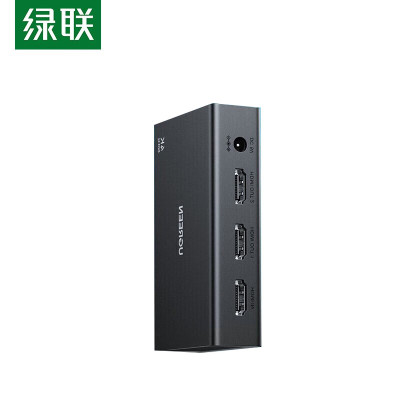 绿联(Ugreen)CM602 HDMI 1进2出分配器 适用计算机外接两个显示器 画面同步共享