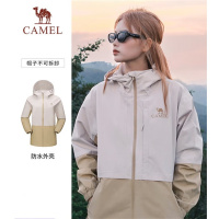 骆驼(CAMEL) A23CATG013 女款户外单层冲锋衣 女款硬壳防雨单冲旅游外套
