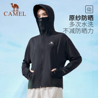 骆驼(CAMEL) 女针织防晒衣 夏季防晒衣UPF50+冰感速干透气防紫外线户外皮肤衣防晒服 A33BA6B049