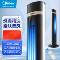 美的(Midea)家用风扇智能遥控塔扇轻音节能无叶风扇可定时易拆洗ZAD09MB