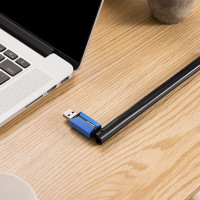 TP-LINK USB无线网卡TL-WDN5200H免驱版AC650双频5G笔记本台式机无线接收器随身WiFi发射器