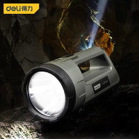 得力(deli)DL551300A大功率手提工作灯 LED强光手电筒远射探照灯 充电式家用防水应急大灯