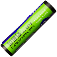 得力(deli) 9575垃圾袋 60*80cm八角底 10个/卷 黑 10卷起订