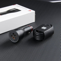 华为(HUAWEI)原装车载充电器66W快充汽车点烟器专用66W手机车充头 华为66W车充原封盒装P0006含1米线