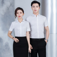 七匹狼(SEPTWOLVES) 男女短袖衬衫 95%棉 成衣免烫面料 颜色 可定制 尺码备注