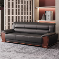 中伟(ZHONGWEI)办公沙发会客沙发商务沙发办公室沙发 西皮三人位