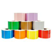 水龙珠(SHUILONGZHU)三防彩色热敏标签纸 不干胶标签贴纸40*30mm*600张 横版