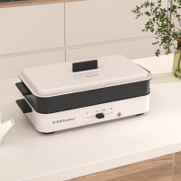 荣事达(Royalstar)HG1308Z 象牙白 多功能电烤炉 电火锅多功能电热锅多功能锅分体火锅