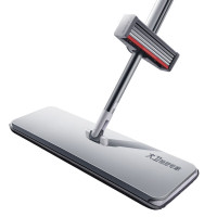 大卫 P12平板拖把40cm杆长133cm2布加厚免手洗5层刮污