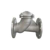 俊伟达不锈钢球型止回阀 污水滚球式逆止阀 管道单向止回阀DN80止回阀