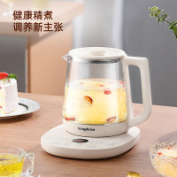 龙的(Longde)LD-YS156P养生壶办公室家用电茶壶煮茶壶花茶壶玻璃煮茶器煎药壶中药锅药膳电水壶烧水壶1.5L